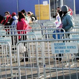 Crowd Control Barriers At The Olympics