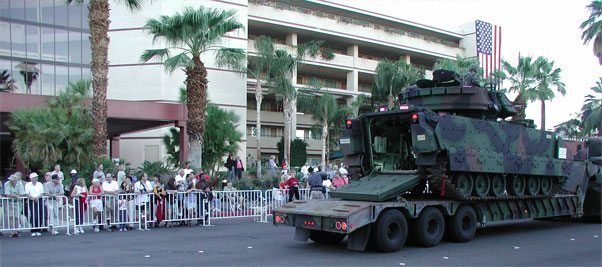 White Crowd Control Barriers For Parades