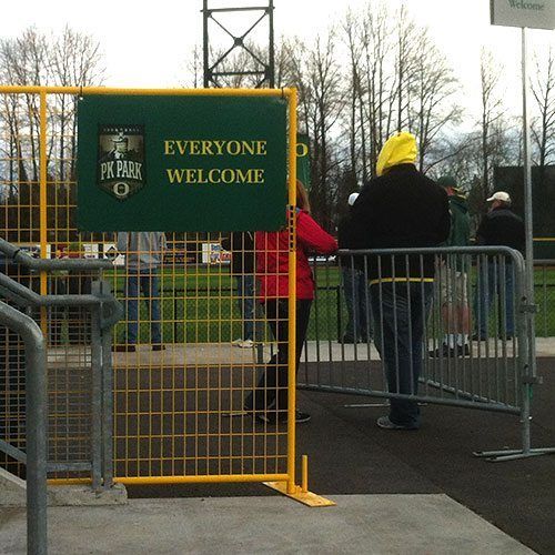 Welded Wire Panel Fence For Crowd Control