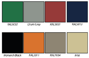 Welded Wire Panel Color Options