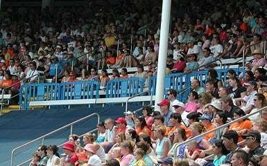 Crowd at Nascar race