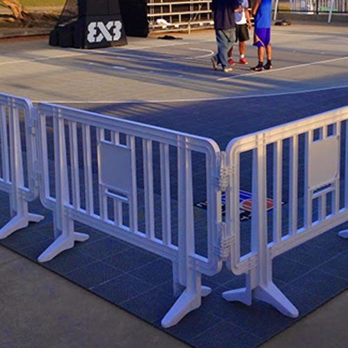 White Plastic Barriers