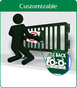 Customize plastic barriers