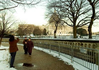 Steel Barriers At Us Capitol