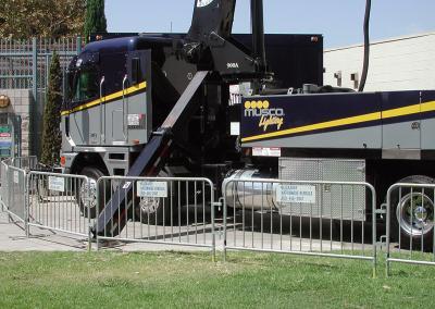 Steel Barriers At The X-Games