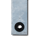steel barrier rubber stopper
