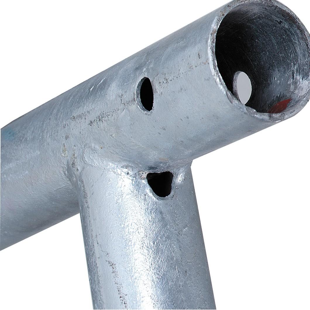 Crowd Control Barrier Saddle Weld
