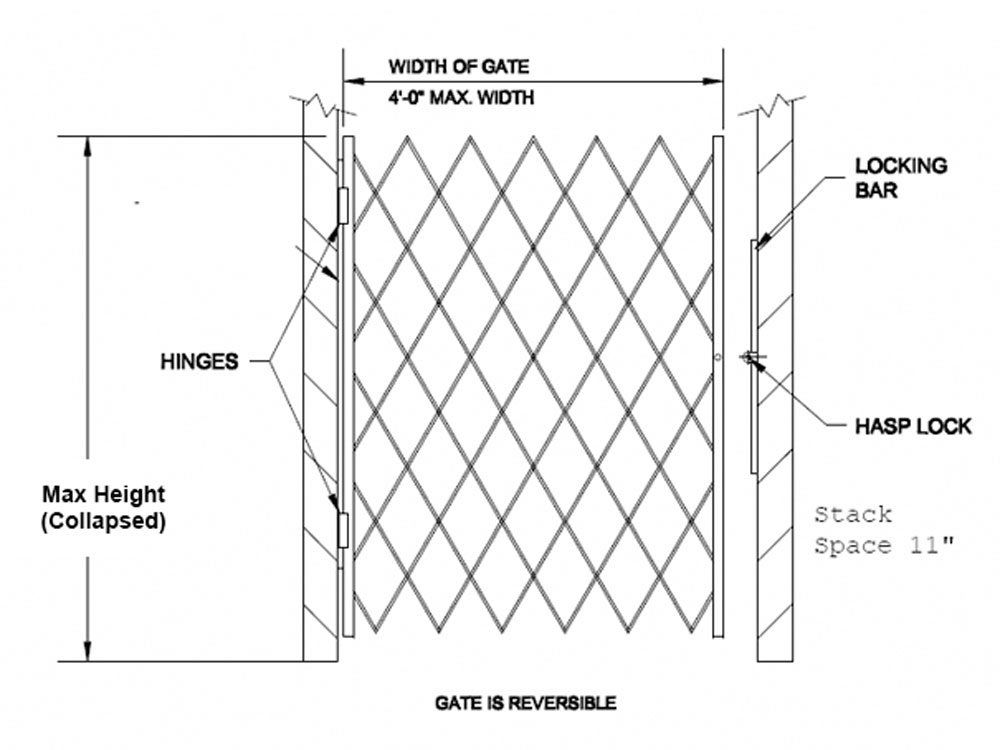 Door Gate Drawing