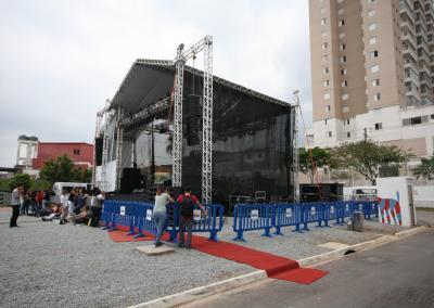 Blue Pedestrian Barrier Event Perimeter