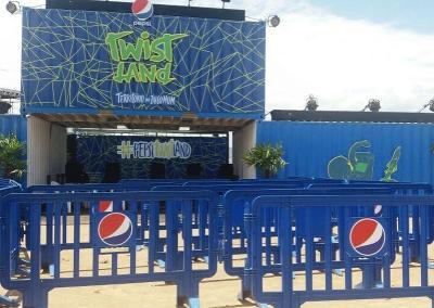 Event Barriers Sponsored By Pepsi