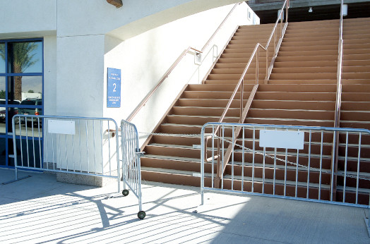 Steel Barrier Entrance And Exits