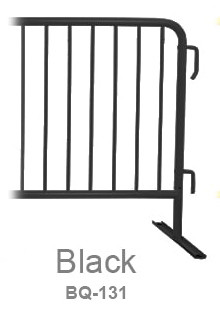 Black Painted Barrier
