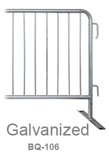 Galvanized steel barrier