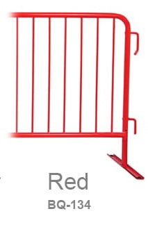 Red Painted Barrier