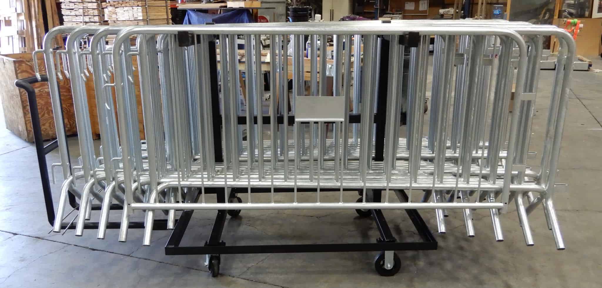 steel barrier cart