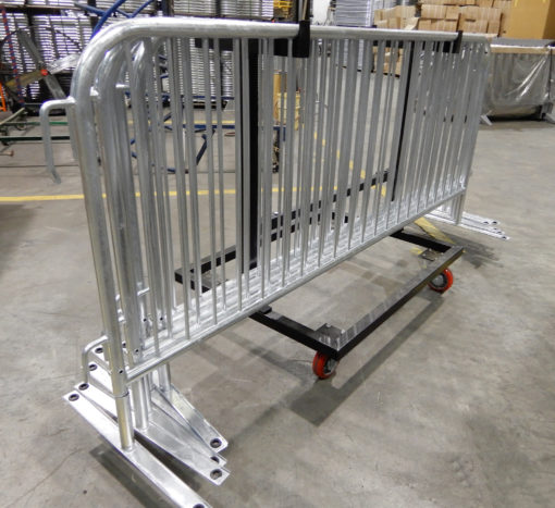 Steel Barricades On Push Cart