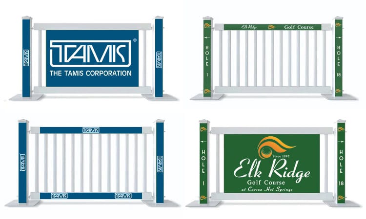Plastic Event Fencing Custom Branding