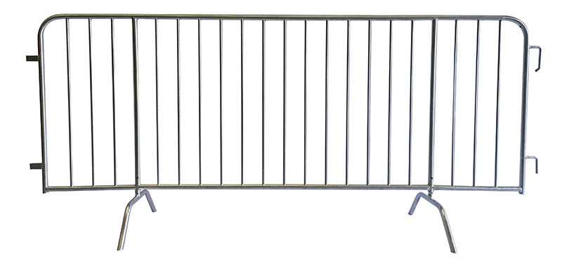Linemaster Barricade, Galvanized, Bridge Feet